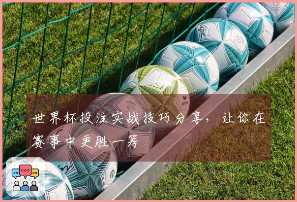 世界杯投注实战技巧分享，让你在赛事中更胜一筹