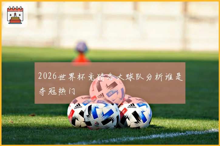 2026世界杯竞猜各大球队分析谁是夺冠热门